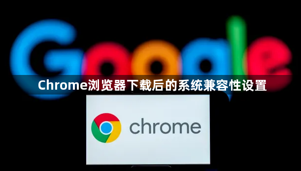 Chrome浏览器下载后的系统兼容性设置1