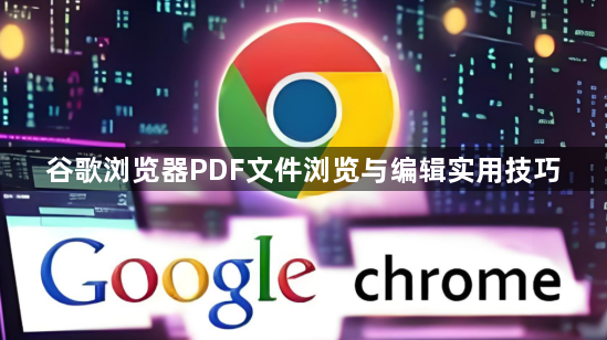 谷歌浏览器PDF文件浏览与编辑实用技巧1