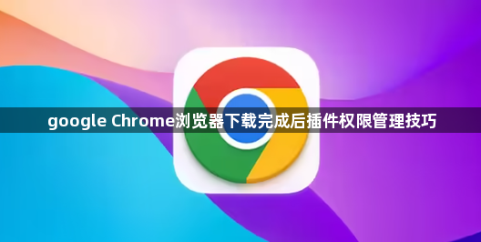 google Chrome浏览器下载完成后插件权限管理技巧1