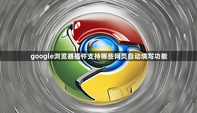 google浏览器插件支持哪些网页自动填写功能1