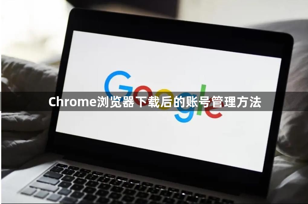 Chrome浏览器下载后的账号管理方法1