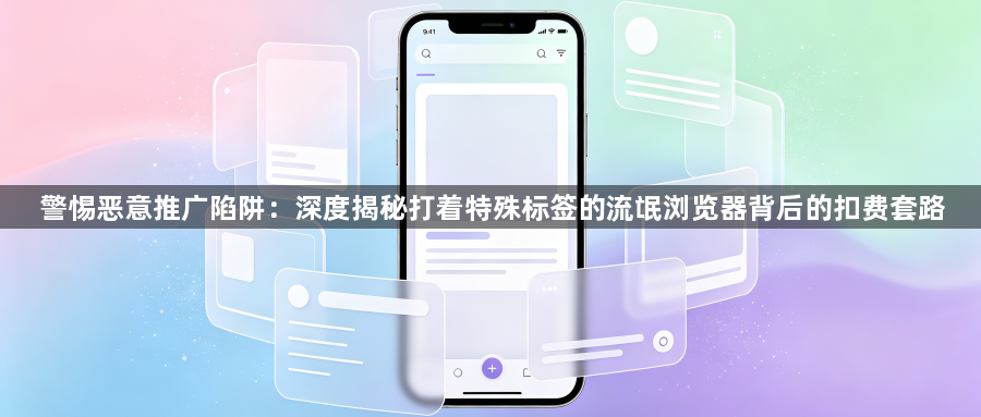 警惕恶意推广陷阱：深度揭秘打着特殊标签的流氓浏览器背后的扣费套路1