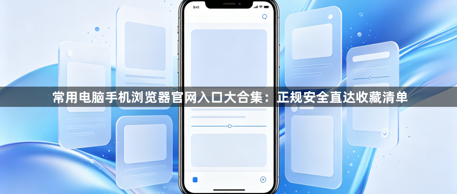 常用电脑手机浏览器官网入口大合集：正规安全直达收藏清单1
