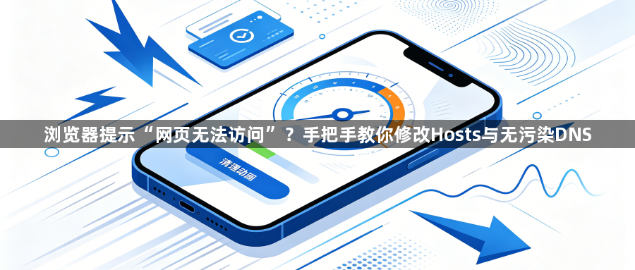 浏览器提示“网页无法访问”?手把手教你修改Hosts与无污染DNS1