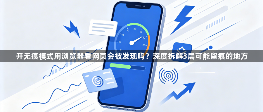 开无痕模式用浏览器看网页会被发现吗？深度拆解3层可能留痕的地方1