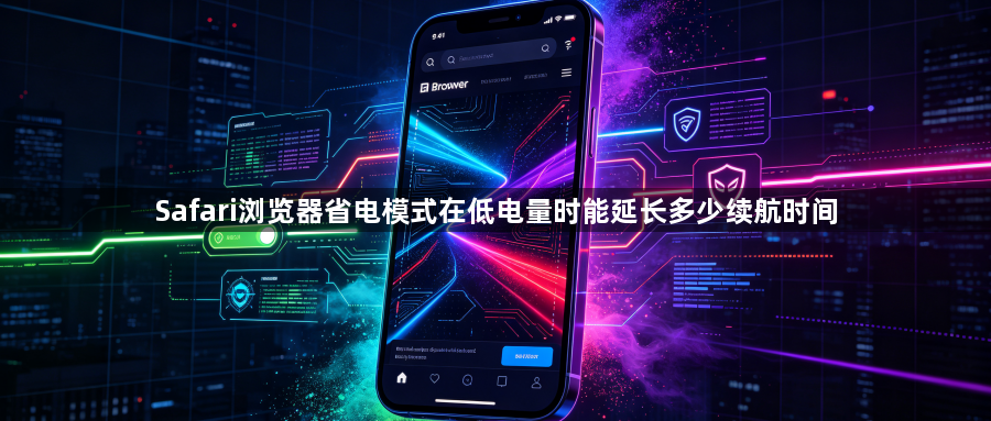 Safari浏览器省电模式在低电量时能延长多少续航时间1