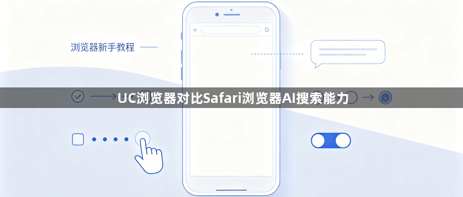 UC浏览器对比Safari浏览器AI搜索能力1