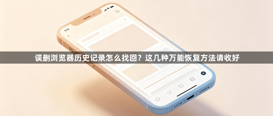 误删浏览器历史记录怎么找回？这几种万能恢复方法请收好1