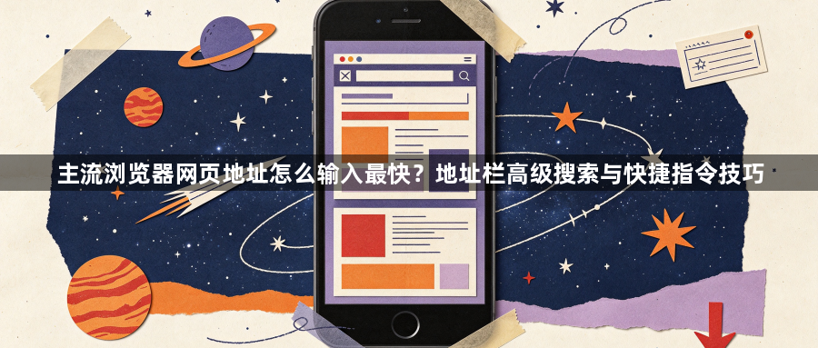 主流浏览器网页地址怎么输入最快？地址栏高级搜索与快捷指令技巧1