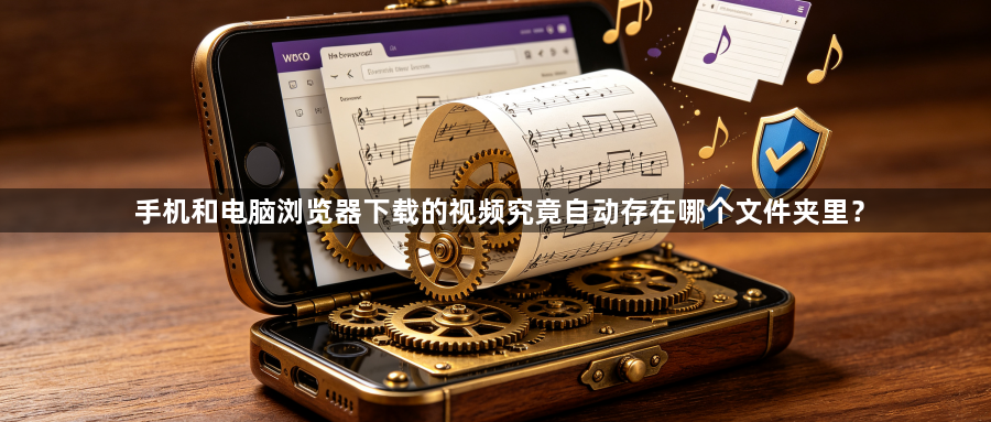 手机和电脑浏览器下载的视频究竟自动存在哪个文件夹里？1