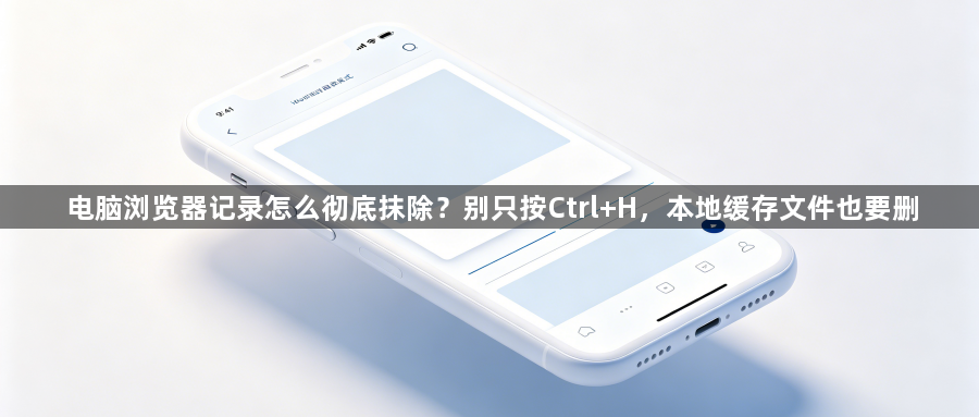 电脑浏览器记录怎么彻底抹除？别只按Ctrl+H，本地缓存文件也要删1