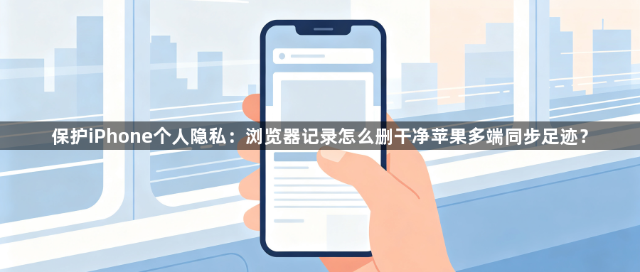 保护iPhone个人隐私：浏览器记录怎么删干净苹果多端同步足迹？1