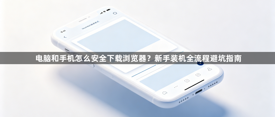 电脑和手机怎么安全下载浏览器？新手装机全流程避坑指南1