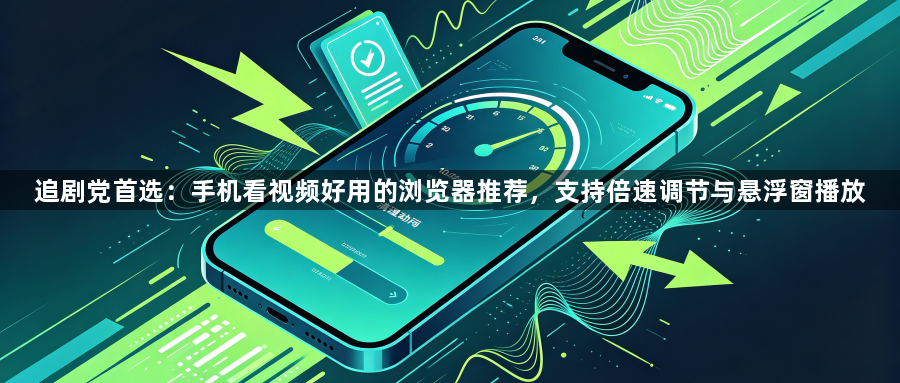 追剧党首选:手机看视频好用的浏览器推荐,支持倍速调节与悬浮窗播放1