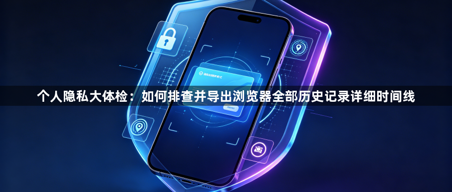 个人隐私大体检：如何排查并导出浏览器全部历史记录详细时间线1
