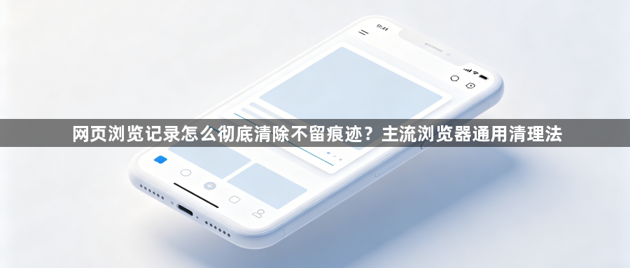 网页浏览记录怎么彻底清除不留痕迹？主流浏览器通用清理法1