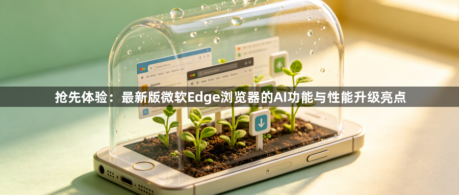 抢先体验：最新版微软Edge浏览器的AI功能与性能升级亮点1
