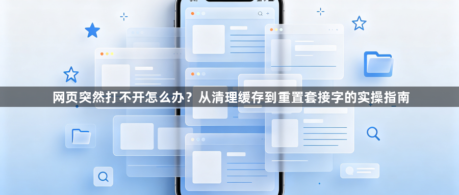 网页突然打不开怎么办？从清理缓存到重置套接字的实操指南1