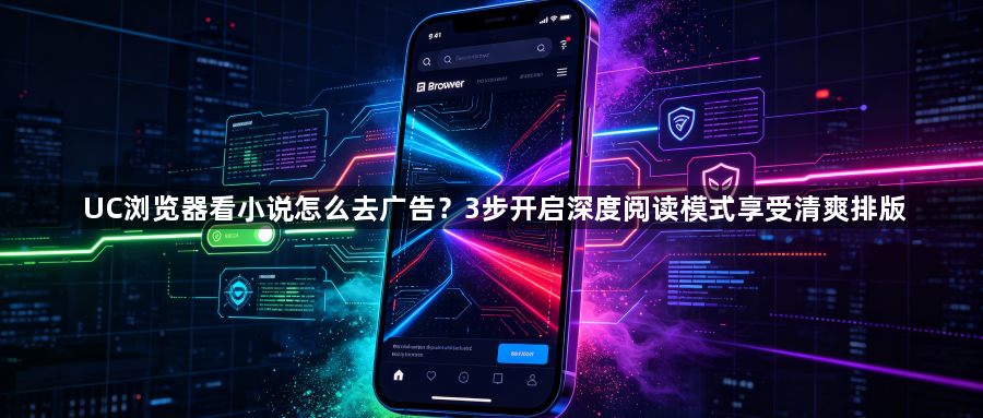 UC浏览器看小说怎么去广告?3步开启深度阅读模式享受清爽排版1