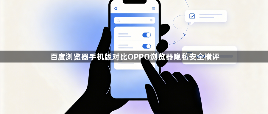 百度浏览器手机版对比OPPO浏览器隐私安全横评1
